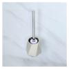 KIZQYN Toilet Brush Toilet Brush,Wall-Mounted Vertical Toilet Brush Long Handle Holder Toilet Brush Beautifully Designed Bathroom Household Toilet Brush Creative Set Toilet Cleaner Brush (Color : 1) view 1