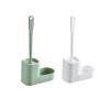 KIZQYN Toilet Brush Toilet Brush with Holder,Set Extra Hook&Non-Slip Handle,Bathroom Toilet Brush for Deep Cleaning & Quick Drying,Toilet Cleaning Brush Toilet Cleaner Brush (Color : E) view 1