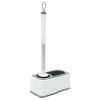 KIZQYN Toilet Brush Toilet Brush,Wall-Mounted Toilet Brush Can Hold Cleaning Supplies Soft Brush Head Long Handle and Shelf Punch-Free Toilet Bowl Brush Toilet Cleaner Brush view 1