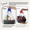 Baskets for Gifts Empty - Gift Baskets Empty To Fill Kit - Black Basket Cardboard To Fill Bulk 5 Pack for Holiday, Birthday, Christmas, Valentines Day and Any Occasion view 2
