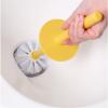 KIZQYN Toilet Brush Toilet Brush and Holder 2 Pack Deep Cleaning Toilet Bowl Brush Set Ergonomic,Sturdy Bathroom Accessories Plastic Toilet Brush 1 Pack Toilet Cleaner Brush (Color : Brass) view 3