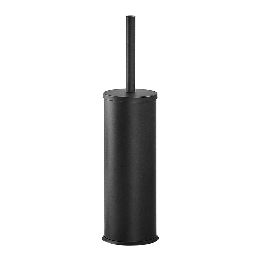KIZQYN Toilet Brush Toilet Brush and Holder Set,Toilet Bowl Brush with Long Handle Durable Bristles Hidden Toilet Scrubber for Toilet Cleaning White Black Gold Toilet Cleaner Brush (Color : 1)