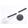 KIZQYN Toilet Brush Toilet Brush and Holder Set,Toilet Bowl Brush with Long Handle Durable Bristles Hidden Toilet Scrubber for Toilet Cleaning White Black Gold Toilet Cleaner Brush (Color : 1) view 3