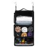 Surblue Hanging Shelves Travel Storage Bag Compression Packing Cube for Suitcase Collapsible with Extension Layer Large Capacity, Black,XL view 1