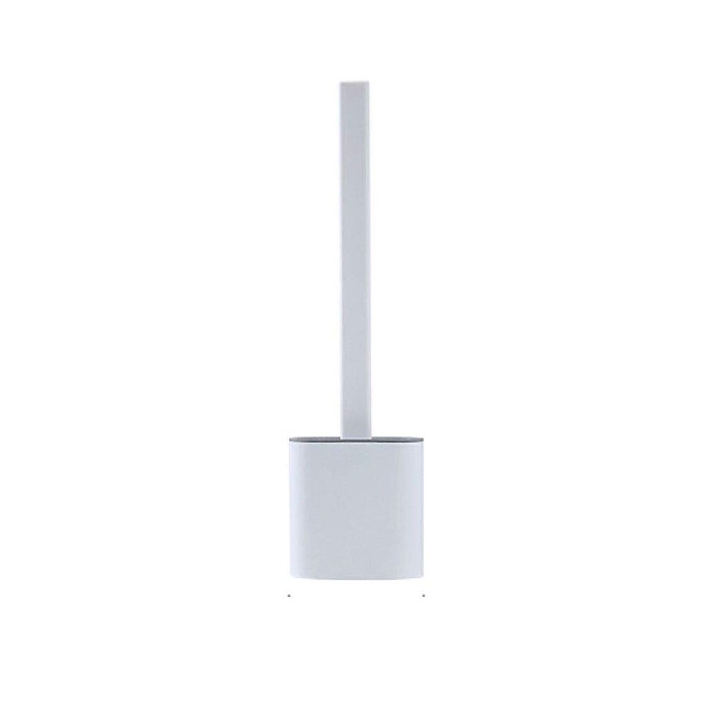 KIZQYN Toilet Brush Wall-Mounted Silicone Toilet Brush with Stand Simple Design Toilet Brush Household Bathroom Crevice Brush Cleaning Kit Toilet Brush Toilet Cleaner Brush