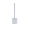 KIZQYN Toilet Brush Wall-Mounted Silicone Toilet Brush with Stand Simple Design Toilet Brush Household Bathroom Crevice Brush Cleaning Kit Toilet Brush Toilet Cleaner Brush view 1