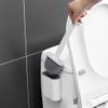 KIZQYN Toilet Brush Wall-Mounted Silicone Toilet Brush with Stand Simple Design Toilet Brush Household Bathroom Crevice Brush Cleaning Kit Toilet Brush Toilet Cleaner Brush view 3