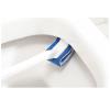 KIZQYN Toilet Brush Toilet Brush,Toilet Brush Holder,Good Grips Toilet Scrubber Brush Strong Bristles for Bathroom Toilet Easy Cleaning Set White Toilet Cleaner Brush (Color : Brass) view 4