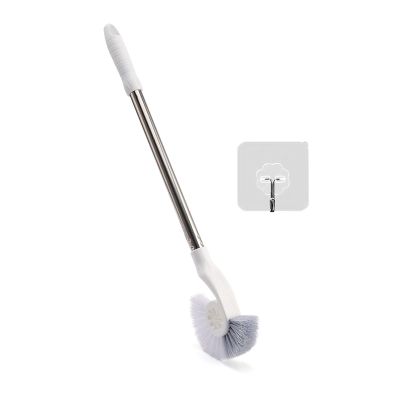 KIZQYN Toilet Brush Toilet Brush,Bathroom Toilet Brush with Hook,Sturdy Toilet Bowl Brush Set for Bathroom Storage Deep Cleaning Toilet Cleaning Brush Toilet Cleaner Brush (Color : Brass)