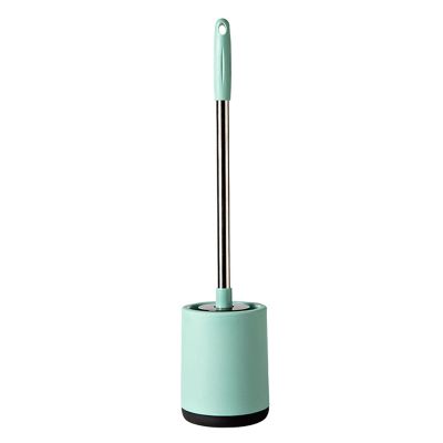 Toilet Brush Toilet Brush With Holder Set, Toilet Brush Holder,Good Grips Toilet Scrubber Brush Strong Bristles For Bathroom Toilet Easy Cleaning Green White Toilet Cleaner Brush ( Color : Brass )
