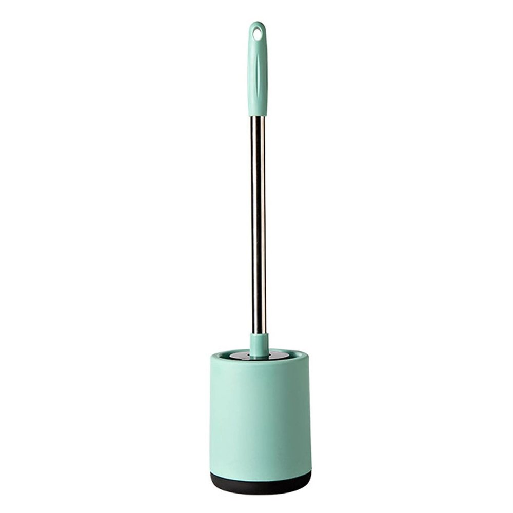 Toilet Brush Toilet Brush With Holder Set, Toilet Brush Holder,Good Grips Toilet Scrubber Brush Strong Bristles For Bathroom Toilet Easy Cleaning Green White Toilet Cleaner Brush ( Color : Brass )