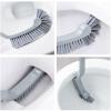KIZQYN Toilet Brush Toilet Brush,Toilet Brush Holder,Home Toilet Bowl Cleaner Brush with Toilet Holder Spinning Deep Cleaning for Toilet Grey White Toilet Cleaner Brush (Color : B) view 4