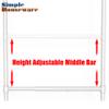 Simple Houseware Adjustable Closet Hanging Rod, White view 4
