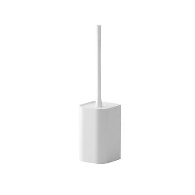 KIZQYN Toilet Brush Long Handle Wall-Mounted Toilet Brush Holder Toilet Brush Dead Corner Cleaning Toilet Brush Pure White Bathroom Toilet Brush Set Toilet Cleaner Brush (Color : Brass)