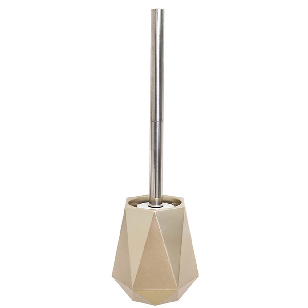 KIZQYN Toilet Brush Toilet Brush,Wall-Mounted Vertical Toilet Brush Long Handle Holder Toilet Brush Beautifully Designed Bathroom Household Toilet Brush Creative Set Toilet Cleaner Brush (Color : B)