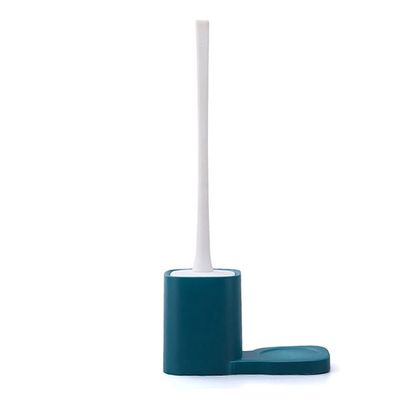 KIZQYN Toilet Brush Long Handle Wall-Mounted Toilet Brush Holder Simple Design Toilet Brush Household Bathroom Dead Corner Cleaning Toilet Brush Set Toilet Cleaner Brush (Color : 1)