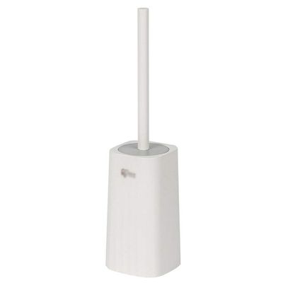 KIZQYN Toilet Brush Long Handle Toilet Brush with Base Long Handle Toilet Brush Holder Simple Design Toilet Brush Household Bathroom Cleaning Toilet Brush Set Toilet Cleaner Brush