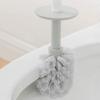 KIZQYN Toilet Brush Long Handle Toilet Brush with Base Long Handle Toilet Brush Holder Simple Design Toilet Brush Household Bathroom Cleaning Toilet Brush Set Toilet Cleaner Brush view 4