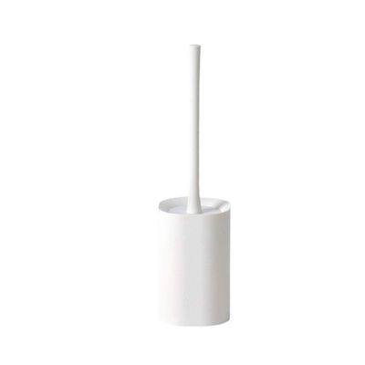 KIZQYN Toilet Brush Long Handle Wall-Mounted Toilet Brush Holder Toilet Brush Dead Corner Cleaning Toilet Brush Pure White Bathroom Toilet Brush Set Toilet Cleaner Brush (Color : 1)