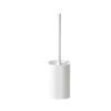 KIZQYN Toilet Brush Long Handle Wall-Mounted Toilet Brush Holder Toilet Brush Dead Corner Cleaning Toilet Brush Pure White Bathroom Toilet Brush Set Toilet Cleaner Brush (Color : 1) view 1