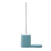 KIZQYN Toilet Brush Long Handle Wall-Mounted Toilet Brush Holder Simple Design Toilet Brush Household Bathroom Dead Corner Cleaning Toilet Brush Set Toilet Cleaner Brush (Color : B) view 1