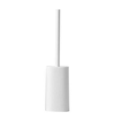 KIZQYN Toilet Brush Closed Toilet Brush and Long-Handled Base Toilet Brush Holder. The Design is Simple. Convenient Household Bathroom Toilet Brush Set Toilet Cleaner Brush (Color : Gris)