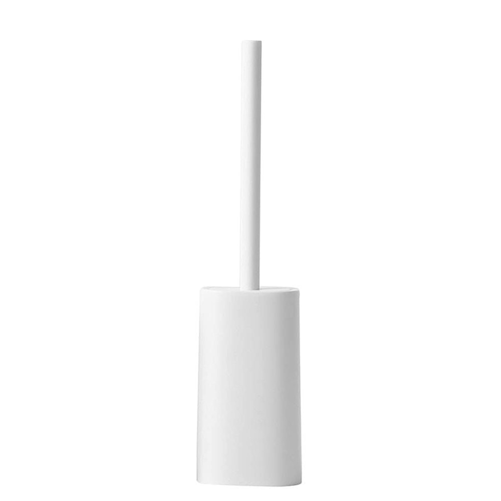 KIZQYN Toilet Brush Closed Toilet Brush and Long-Handled Base Toilet Brush Holder. The Design is Simple. Convenient Household Bathroom Toilet Brush Set Toilet Cleaner Brush (Color : Gris)