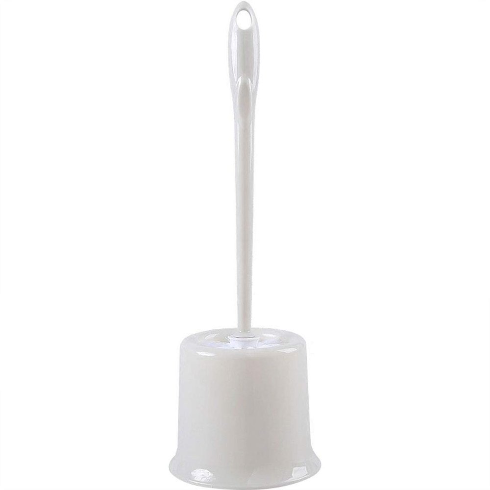 KIZQYN Toilet Brush Long Handle Holder Toilet Brush with Base Toilet Brush Simple Design Toilet Brush Bathroom Tool Cleaning Toilet Brush Set Toilet Cleaner Brush (Color : Brass)