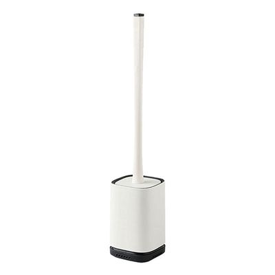 KIZQYN Toilet Brush Long Handle Wall-Mounted Toilet Brush Holder with Base Toilet Brush Soft Hair Toilet Brush Household Bathroom Cleaning Toilet Brush Set Toilet Cleaner Brush (Color : Gold)