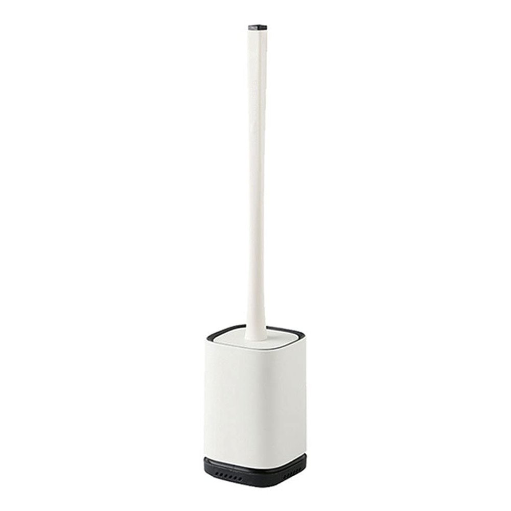 KIZQYN Toilet Brush Long Handle Wall-Mounted Toilet Brush Holder with Base Toilet Brush Soft Hair Toilet Brush Household Bathroom Cleaning Toilet Brush Set Toilet Cleaner Brush (Color : Gold)