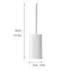 KIZQYN Toilet Brush Closed Toilet Brush and Long-Handled Base Toilet Brush Holder. The Design is Simple. Convenient Household Bathroom Toilet Brush Set Toilet Cleaner Brush (Color : Gold) view 2