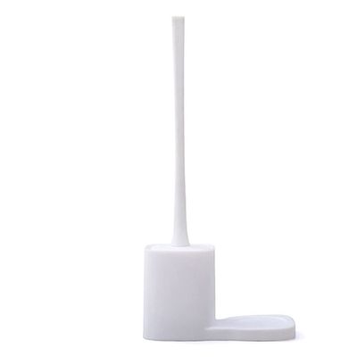 KIZQYN Toilet Brush Long Handle Wall-Mounted Toilet Brush Holder Simple Design Toilet Brush Household Bathroom Dead Corner Cleaning Toilet Brush Set Toilet Cleaner Brush (Color : D)