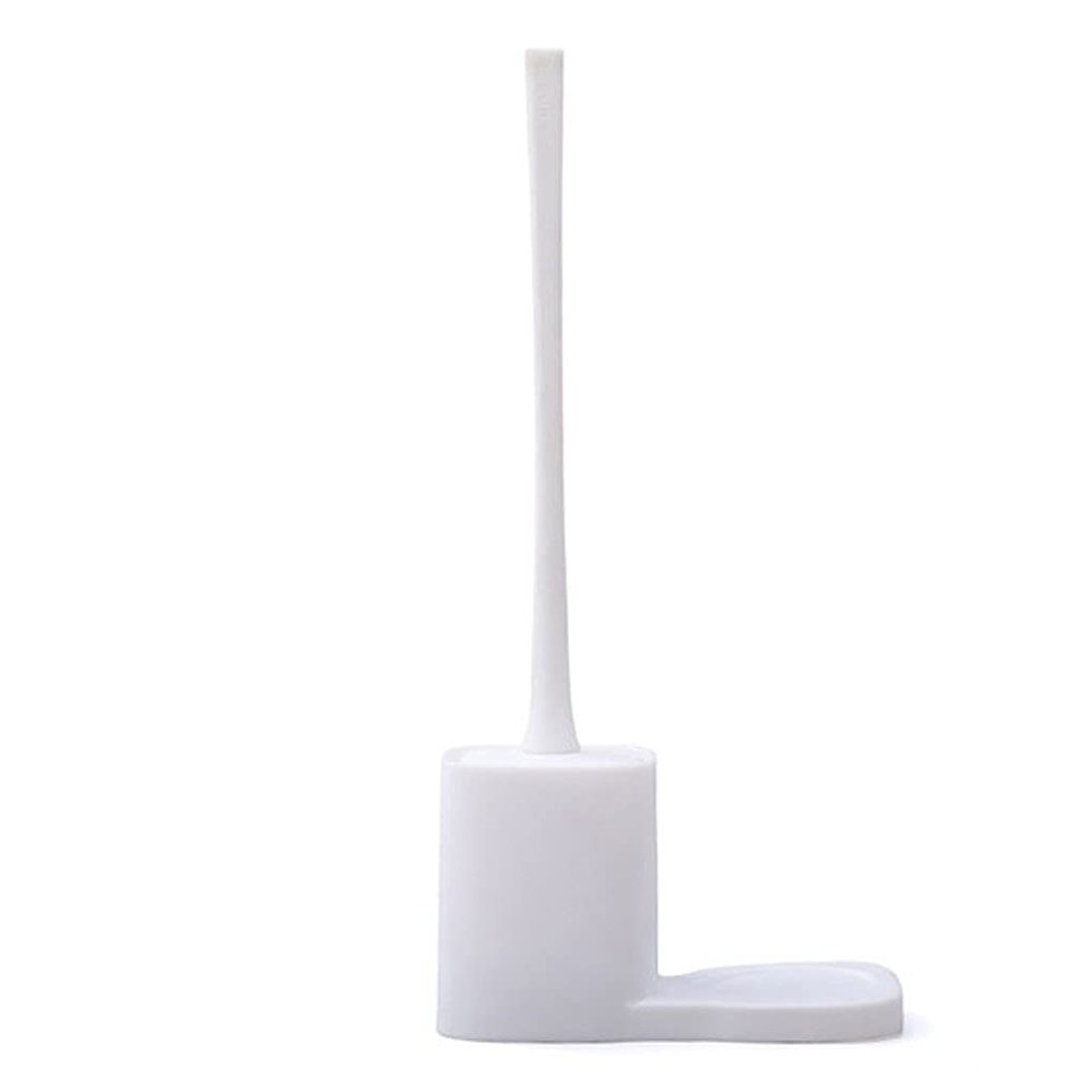 KIZQYN Toilet Brush Long Handle Wall-Mounted Toilet Brush Holder Simple Design Toilet Brush Household Bathroom Dead Corner Cleaning Toilet Brush Set Toilet Cleaner Brush (Color : D)
