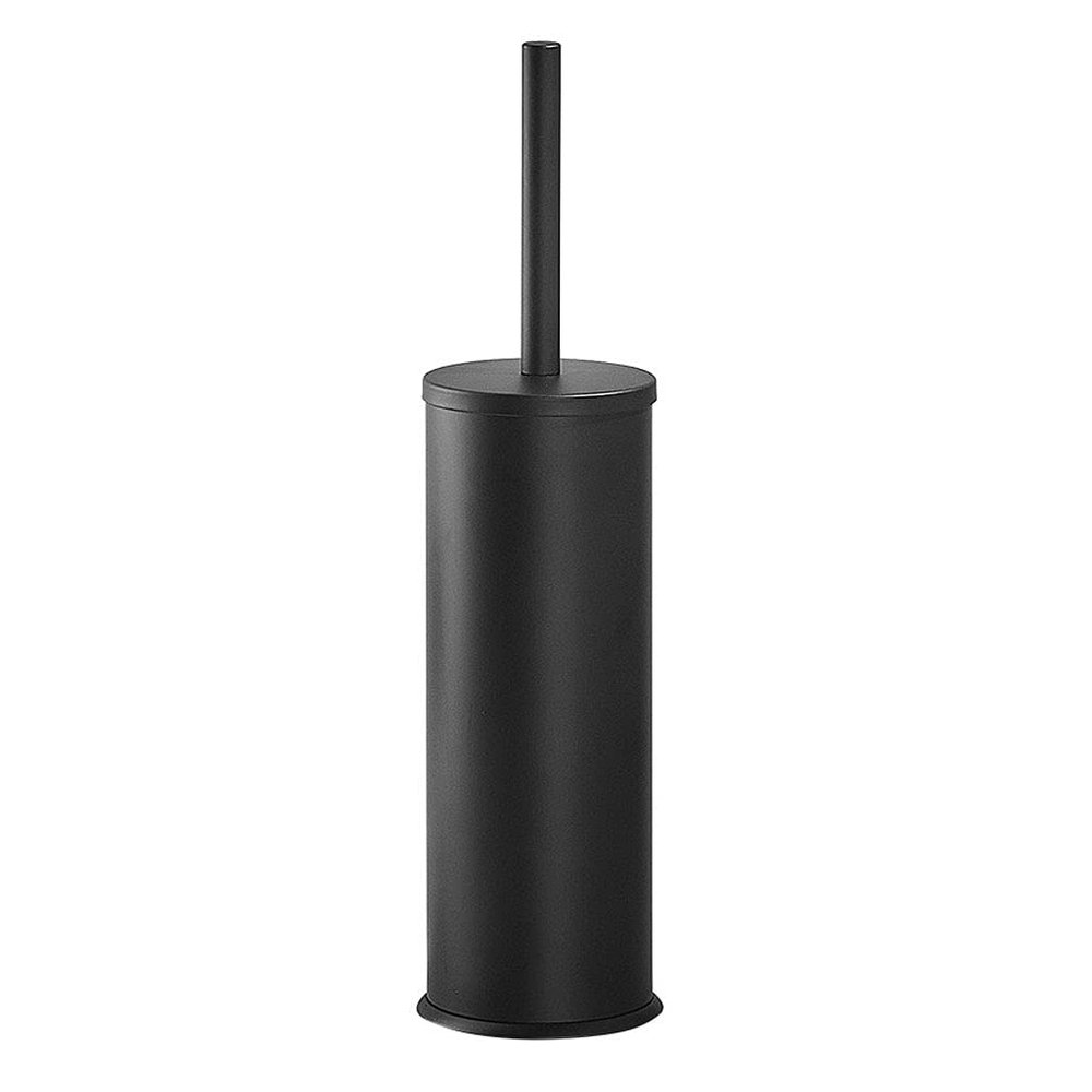 KIZQYN Toilet Brush Long Handle Holder Toilet Brush with Base Toilet Brush Simple Modern Design Toilet Brush Cleaning Bathroom Household Toilet Brush Set Toilet Cleaner Brush (Color : Gray)