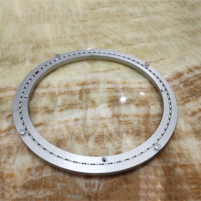 8/16/24 Inches Aluminum Lazy Susan Turntable Ring, Lazy Susan Round Turntable Bearing,Lazy Susan Ball Bearing,Round Swivel Plate Hardware,for Glass Granite Or Wood Kitchen Ding Table (Color : Silv
