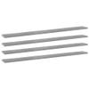 QZZCED Modern Bookshelf Boards 4 pcs,Book Storage Shelf Replacement Panel Display,Floating Shelves Units Organizer Display Shelves,Concrete Gray 39.4"x3.9"x0.6" Chipboard(No Mounting Accessories) view 1