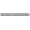 QZZCED Modern Bookshelf Boards 4 pcs,Book Storage Shelf Replacement Panel Display,Floating Shelves Units Organizer Display Shelves,Concrete Gray 39.4"x3.9"x0.6" Chipboard(No Mounting Accessories) view 4