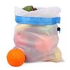 Kisangel 3pcs Reusable Mesh Bags for Fruit and Vegetable Storage, Xmas view 3