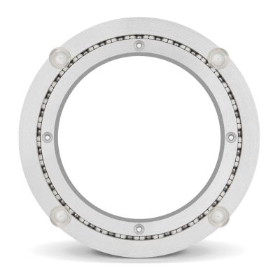 12/16/24 Inch Heavy Duty Steel Lazy Susan Bearing,Lazy Susan Turntable Bearing,360 Degree Rotating,with Silicone Suction Cup Cushion (Color : Silver, Size : 200mm (8 inches))
