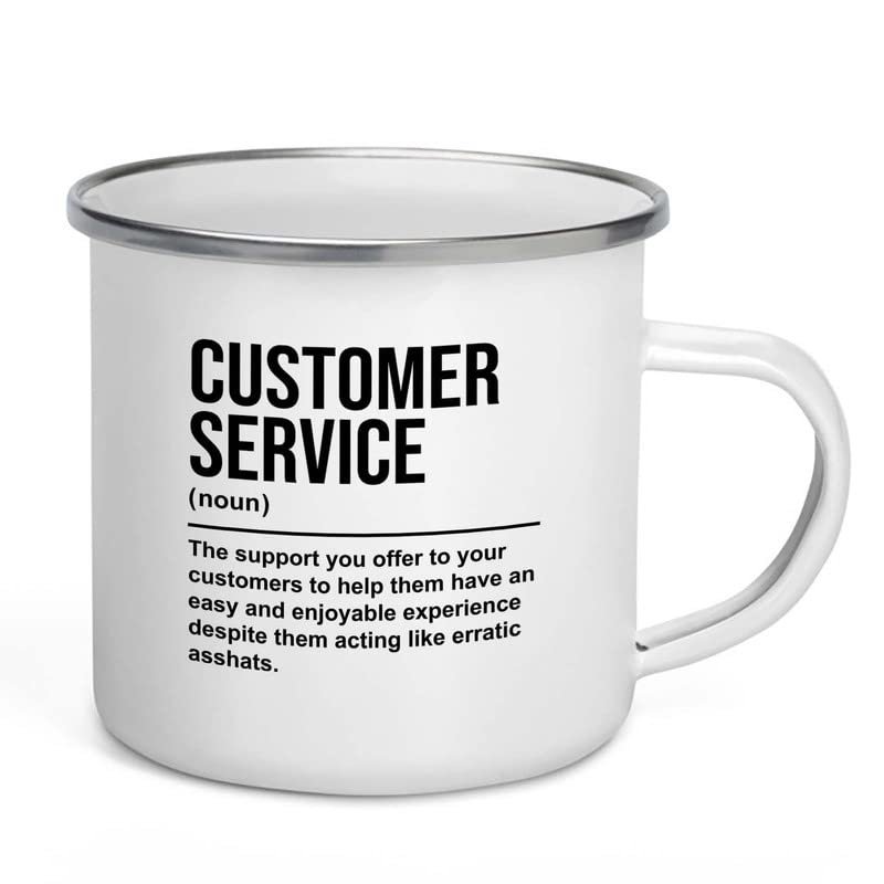 Customer Service Camper Mug 12oz - The support you - Call Center Phone Number Contact Support Department Employee Representative