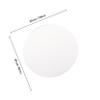 SEWACC Round Acrylic Mirror Sheet for Makeup to Maintain Design for Living Room Bedroom Decoration view 2