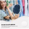 SEWACC Round Acrylic Mirror Sheet for Makeup to Maintain Design for Living Room Bedroom Decoration view 4