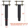 4PCS (10"-17") Adjustable Height Center Support Leg for Bed Frame, Bed Center Slat Heavy Support Leg, Extra Durable Steel Furniture Foot | Suitable for Bed Frame Sofa Furniture Cabine Foot Legs view 2