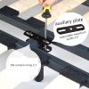 4PCS (10"-17") Adjustable Height Center Support Leg for Bed Frame, Bed Center Slat Heavy Support Leg, Extra Durable Steel Furniture Foot | Suitable for Bed Frame Sofa Furniture Cabine Foot Legs view 4