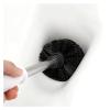 KIZQYN Toilet Brush Toilet Brush,Household Stainless Steel Long Handle Silicone Toilet Brush, Bathroom Cleaning Brush with Holder (White Gray) Toilet Cleaner Brush (Color : Brass) view 4