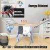 Clothes Drying Rack 45~55  Constant Temperature Heating Energy-Efficient, Foldable Laundry Dry Rack with 18 Heating Bars, for Towel Shirts Bed Sheets Dry view 2