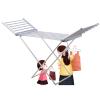 230W Electric Heated Clothes Drying Rack, Home Horse Rack Fast Laundry Drying, Clothes Airer Laundry Dryer Hanger, Energy-Efficient,Space-Saving & Collapsible Laundry Hanger for Easy Storage view 1