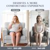 CDCASA Accent Chair, Linen Fabric Oversized Mid Century Modern Chair Set of 1, Comfy Upholstered Armchair Reading Accent Chairs Sofa Chairs for Bedroom Living Room, Light Gray view 3