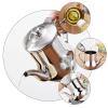 Stainless Steel Oil Strainer Pot | Oil Dispenser With Removable Strainer view 2