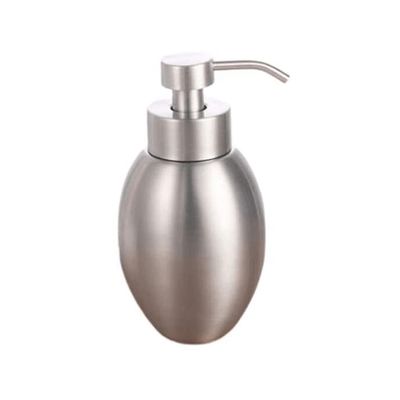 VNABO Refillable Soap Dispenser Soap Dispenser Stainless Steel Foam Lotion Bottle Brushed Nickel Liquid Soap Pump Dispenser for Kitchen Countertop for Kitchen Bathroom